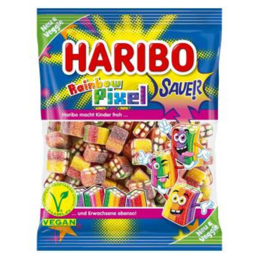 Haribo Rainbow Pixel sour veggie 160g