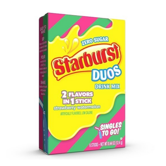Starburst Duos Singles To Go - Strawberry Watermelon