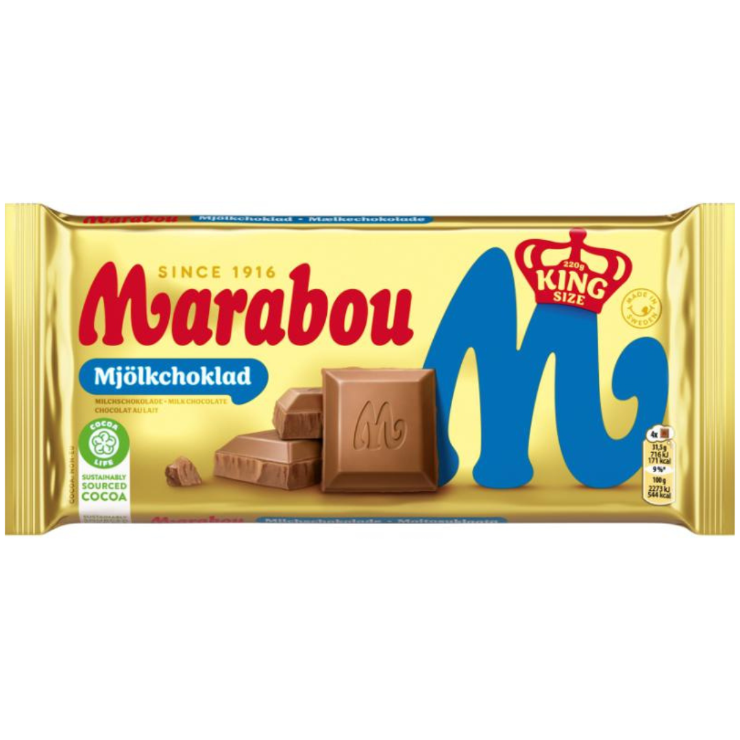 Marabou Milk Chocolate King Size 220G