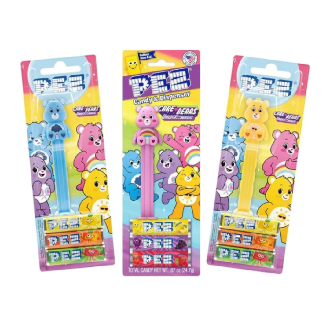 Pez Care Bears Blister Pack - Single Unit - Flavours Vary