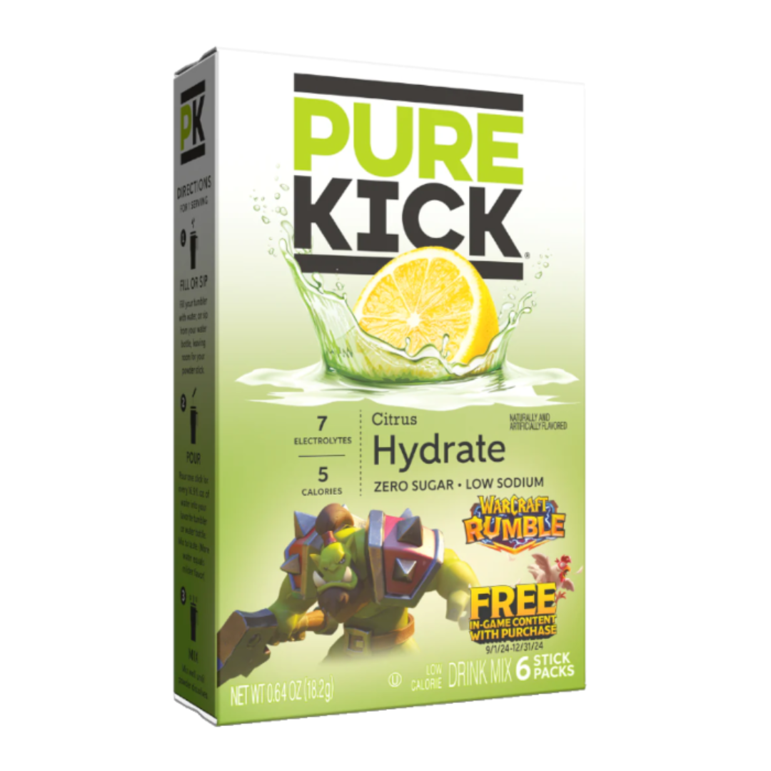 Pure Kick Hydration Singles To Go - Citrus