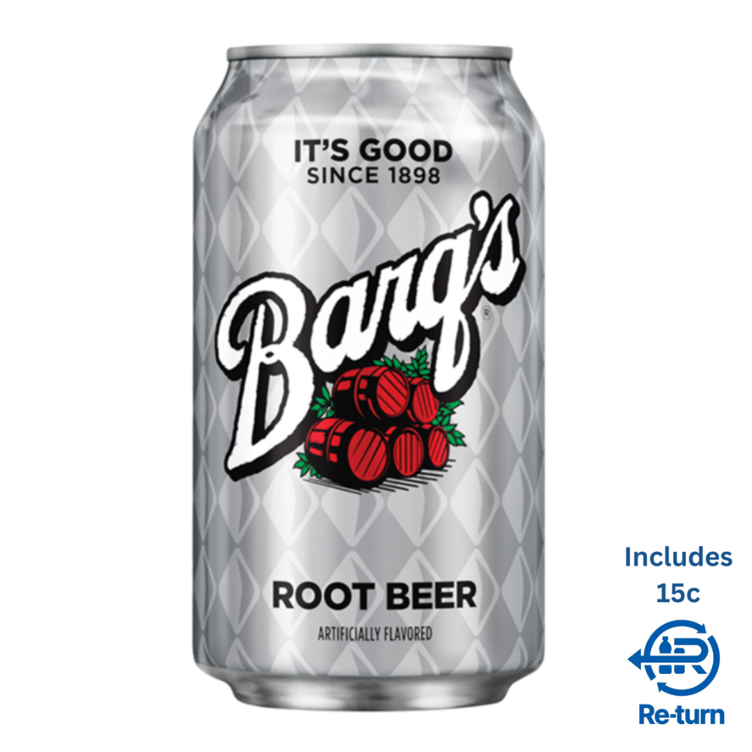 Barq's Root Beer 12oz (355ml) - Includes 15c DRS fee