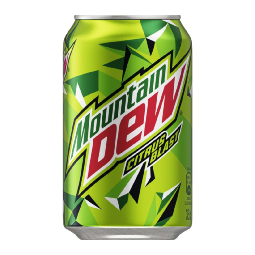Mountain Dew (EU) 330ml - Includes 15c DRS