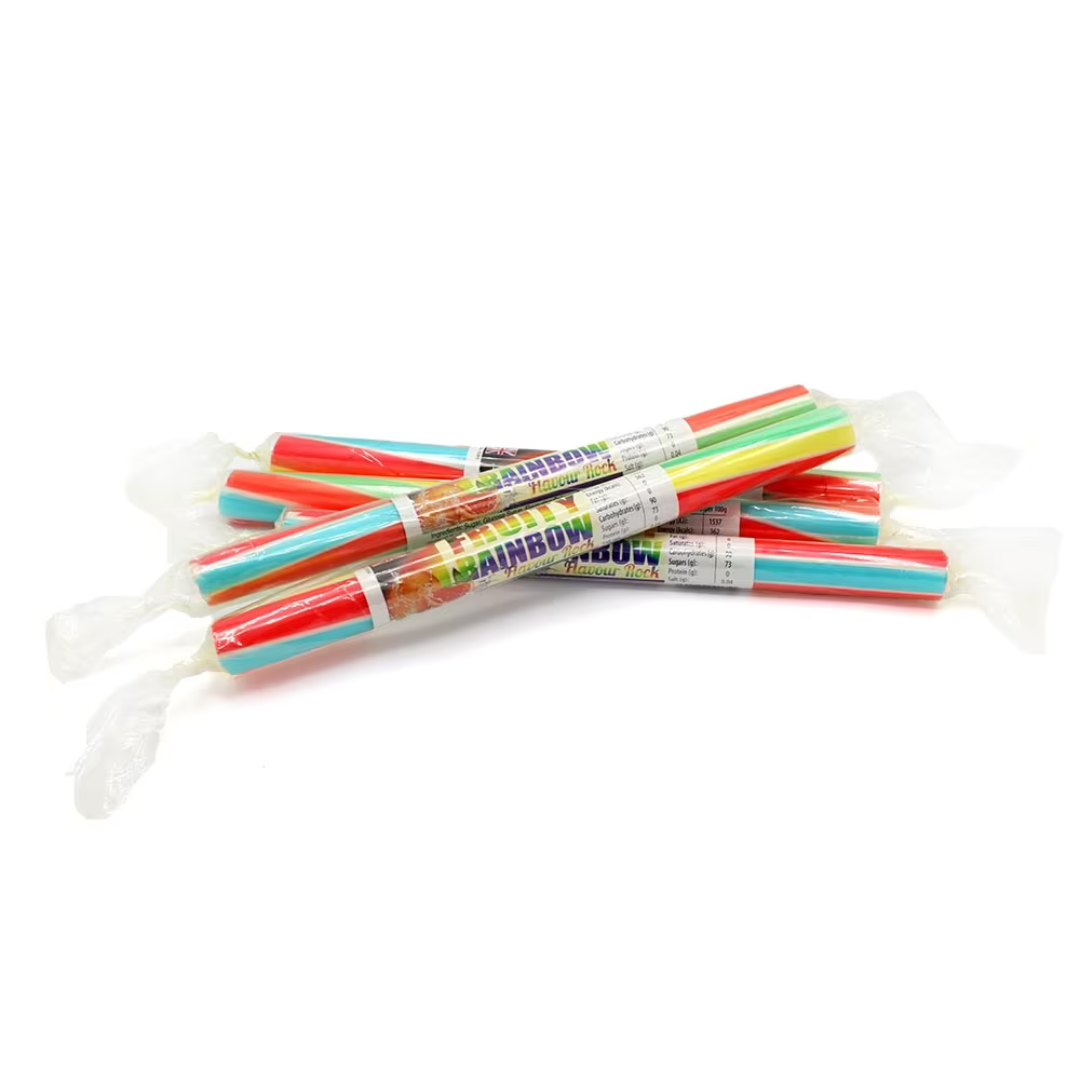 Fruity Rainbow Rock Stick 25g SINGLE UNIT