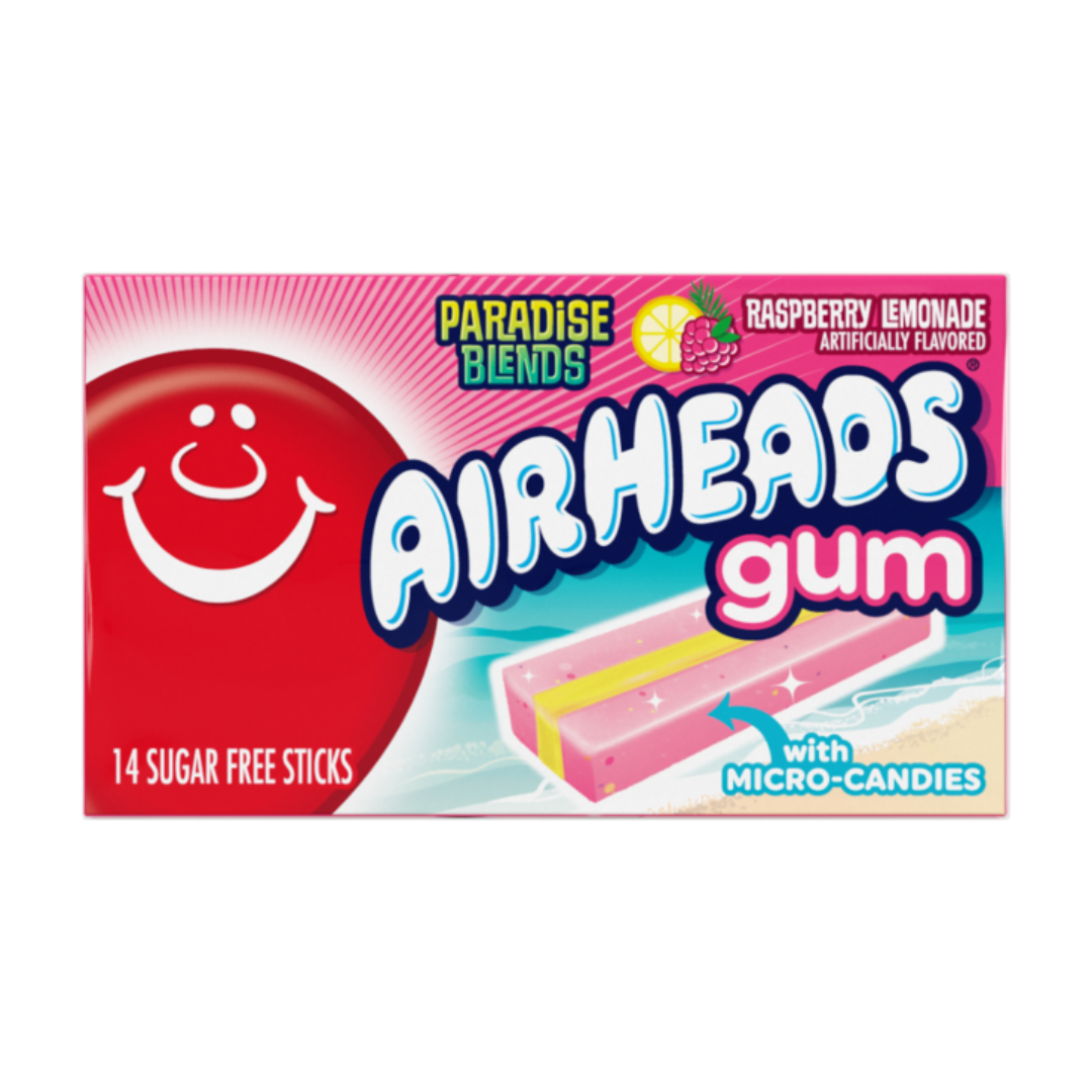 Airheads Gum - Paradise Blends Raspberry Lemonade