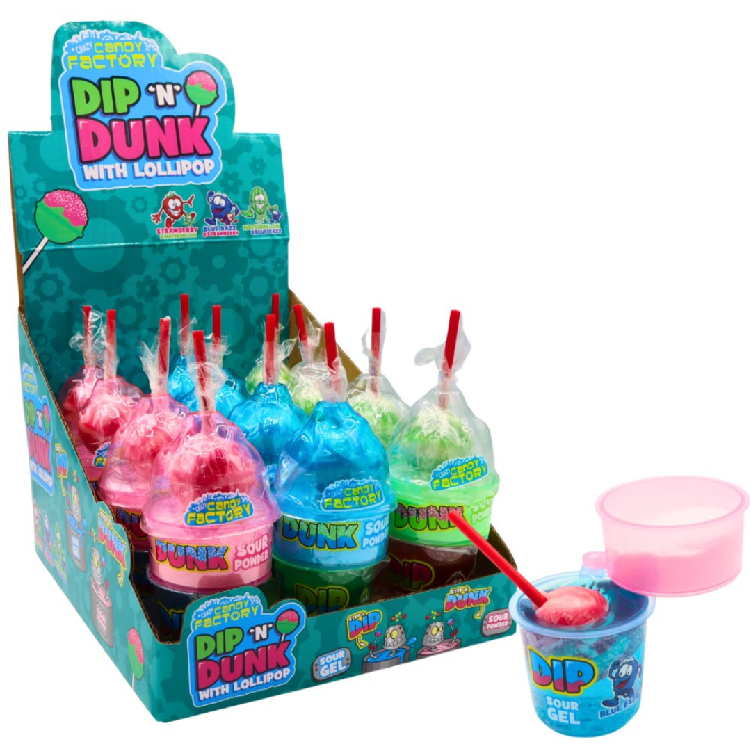 Crazy Candy Factory Dip 'n' Dunk 68g - SINGLE UNIT