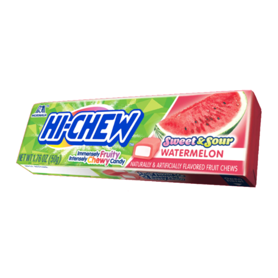Hi-Chew Fruit Chews Sweet & Sour Watermelon 1.76oz (50g)