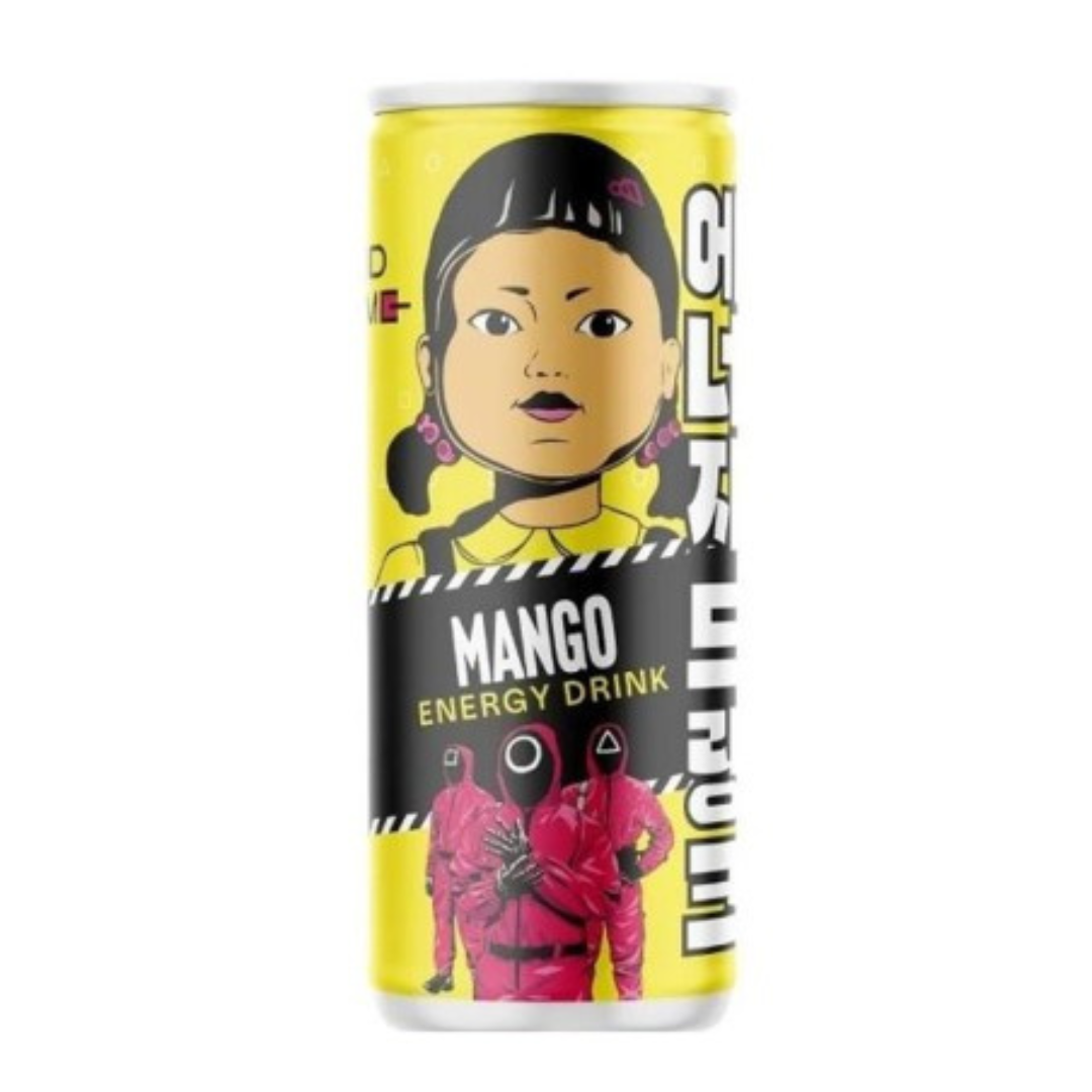 Squid Game Energy Mango 250ml - Includes 15c DRS Fee