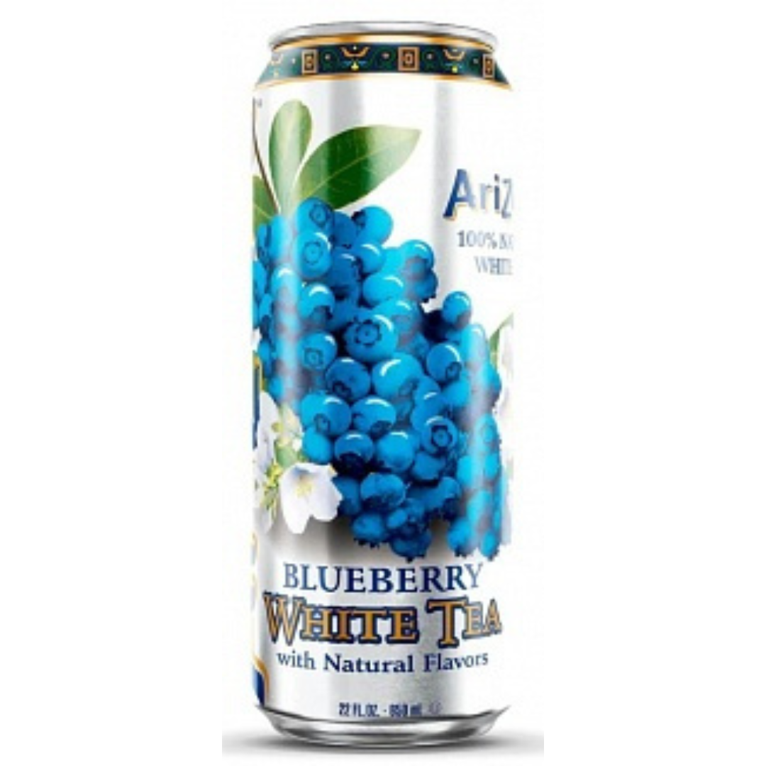 Arizona Blueberry White Tea (650ml) - includes 25c DRS Fee