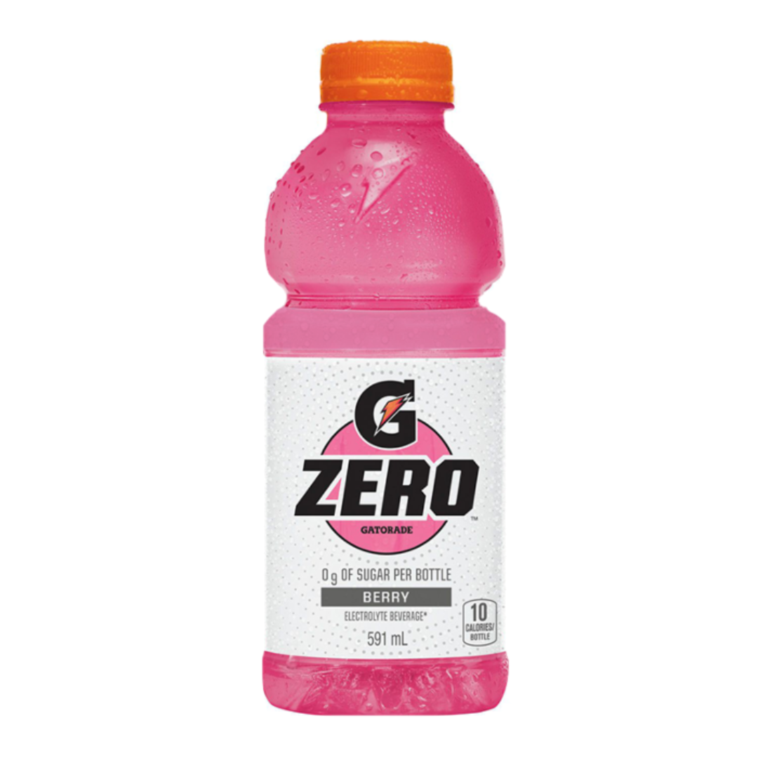 Gatorade Zero Berry 591ml - includes 25C DRS Fee