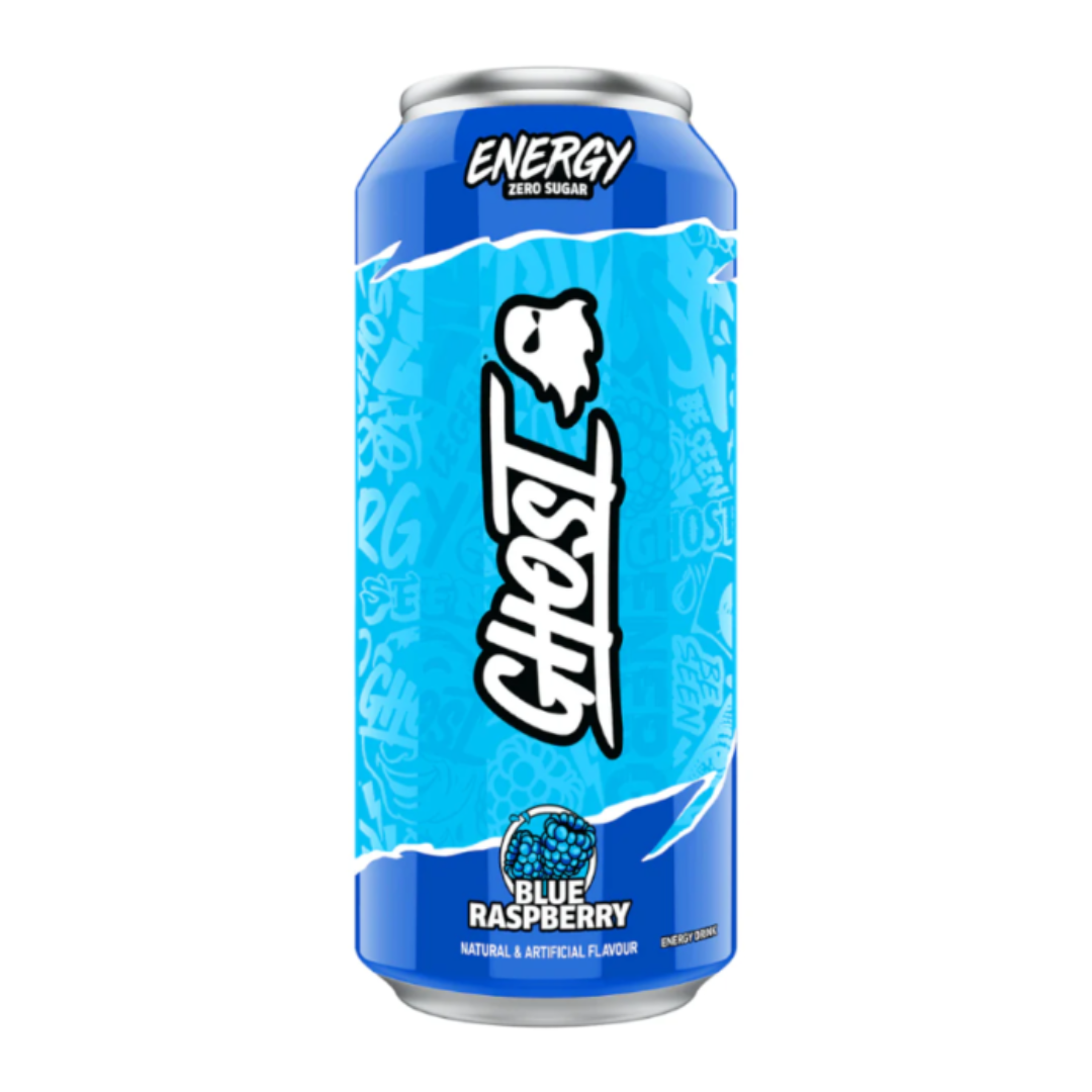 Ghost - Blue Raspberry Zero Sugar Energy Drink 500ml - includes 15c DRS Fee