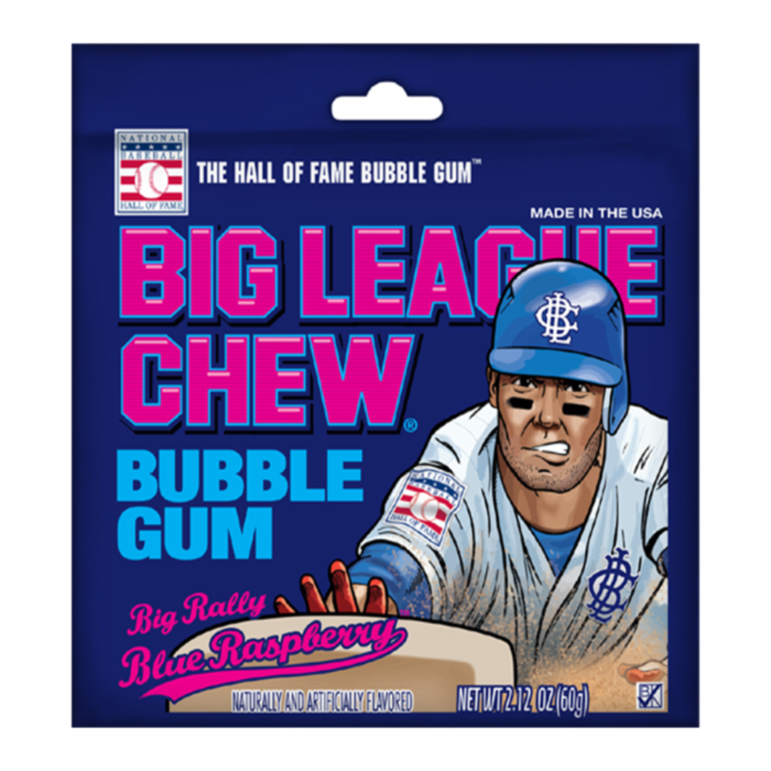 Big League Chew Blue Raspberry 2.12oz (60g)