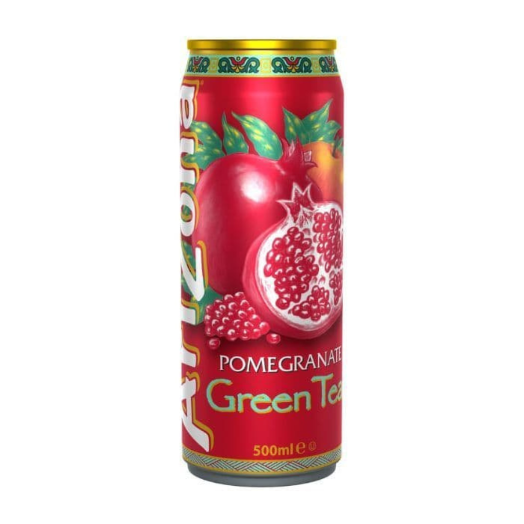 Arizona Pomegranate Green Tea 500ml - Includes 15c DRS Fee