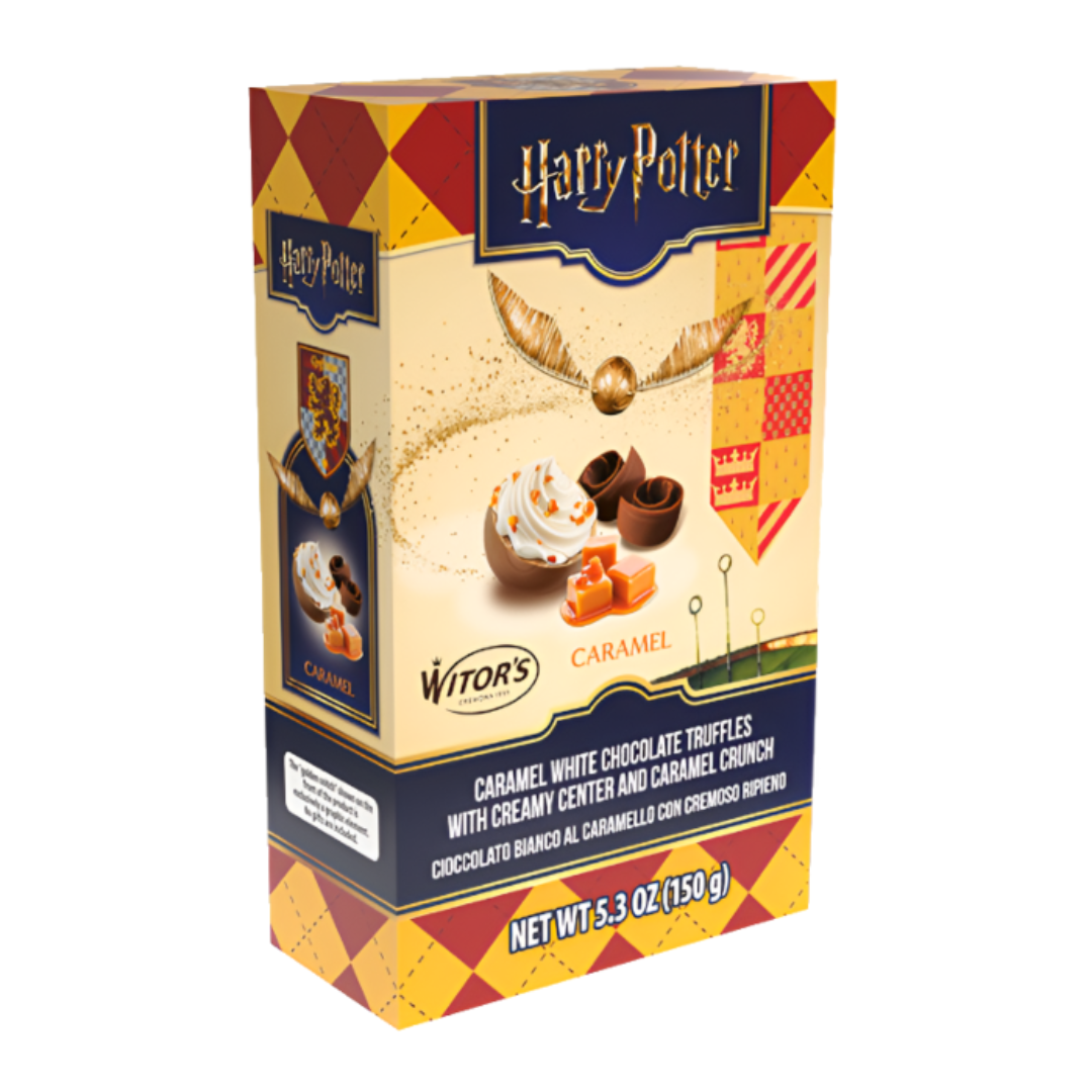 Harry Potter White Chocolate Caramel Snitch Truffles with Creme Filling 150g