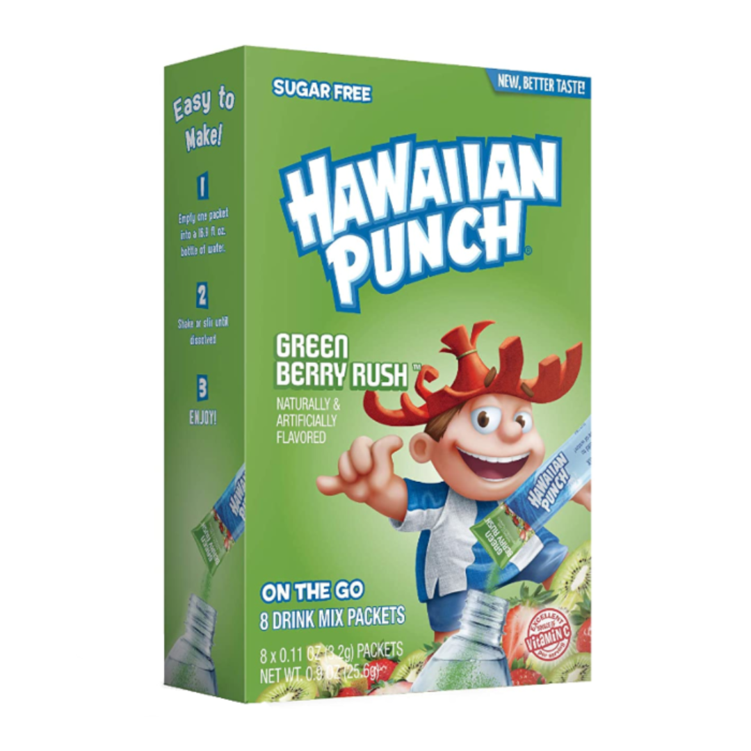 Hawaiian Punch Singles to go! Green Berry Rush