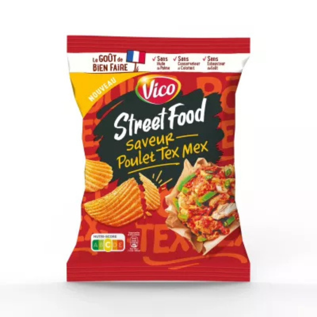 Vico Street Food Chicken Tex Mex Crisps 120g