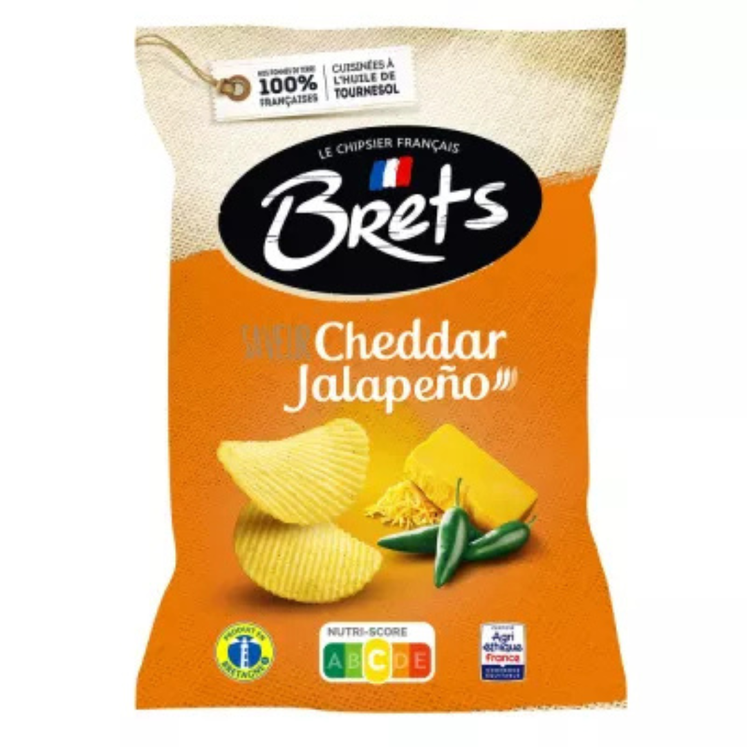 Bret's Jalapeno Cheddar Chips 125g