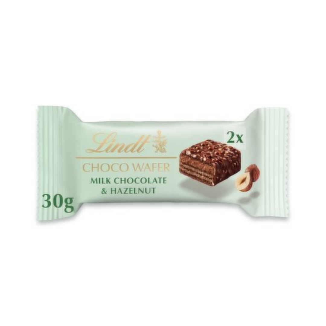 Lindt Milk Chocolate & Hazelnut Choco Wafer Bar (30G)