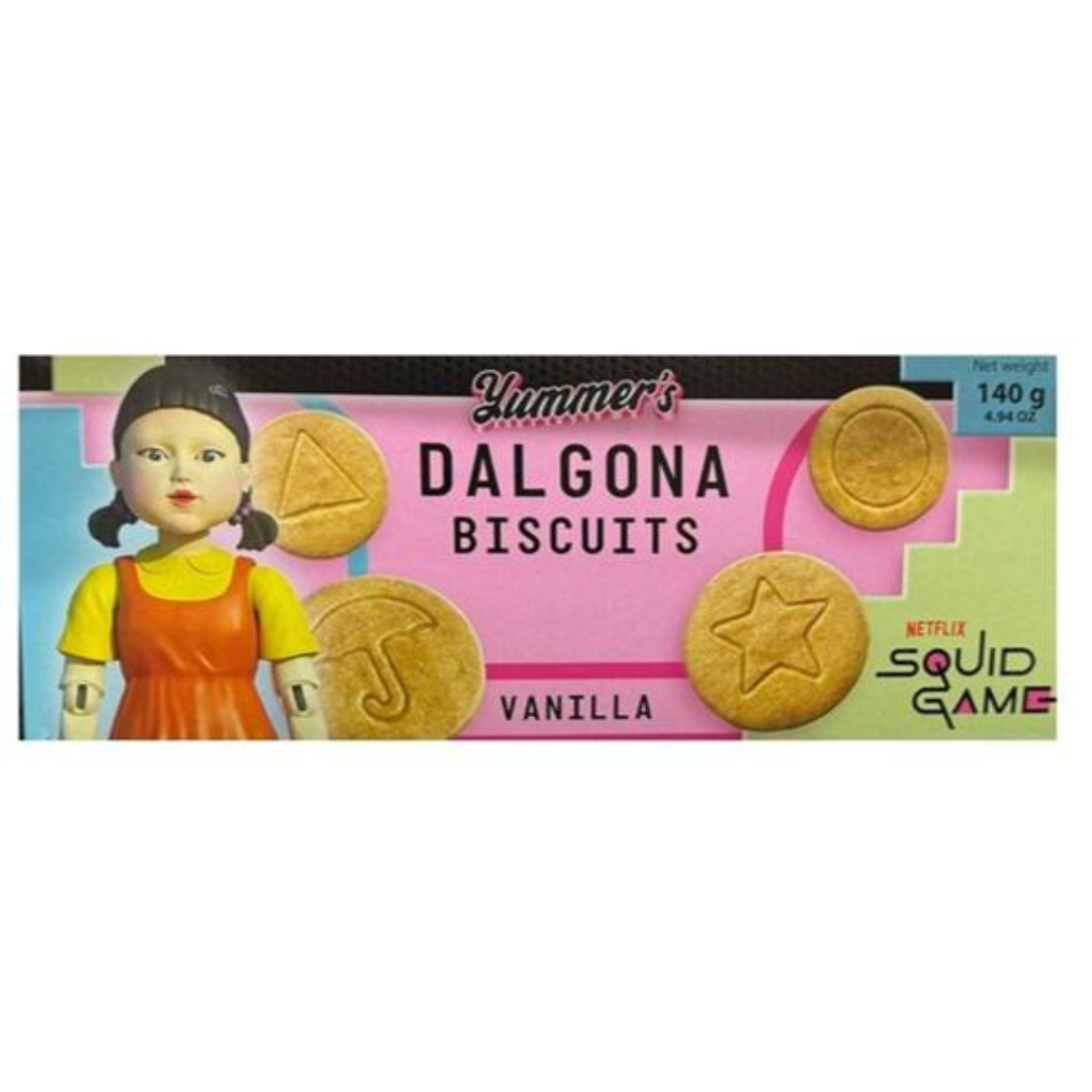 Squid Game Dalgona Cookies - Types Vary