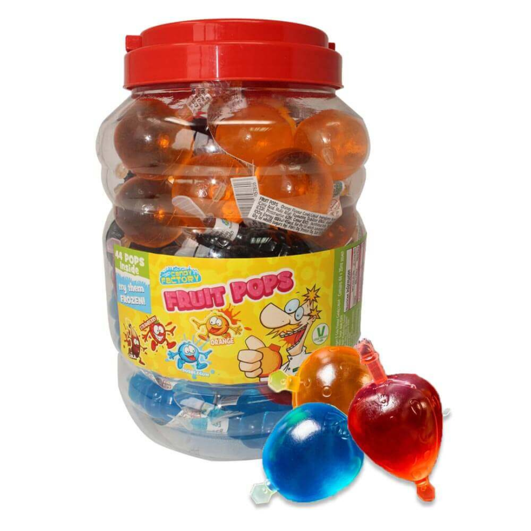 Crazy Candy Factory Fruit Pops 35ml (Jelly Fruit) - SINGLE UNIT AT RANDOM