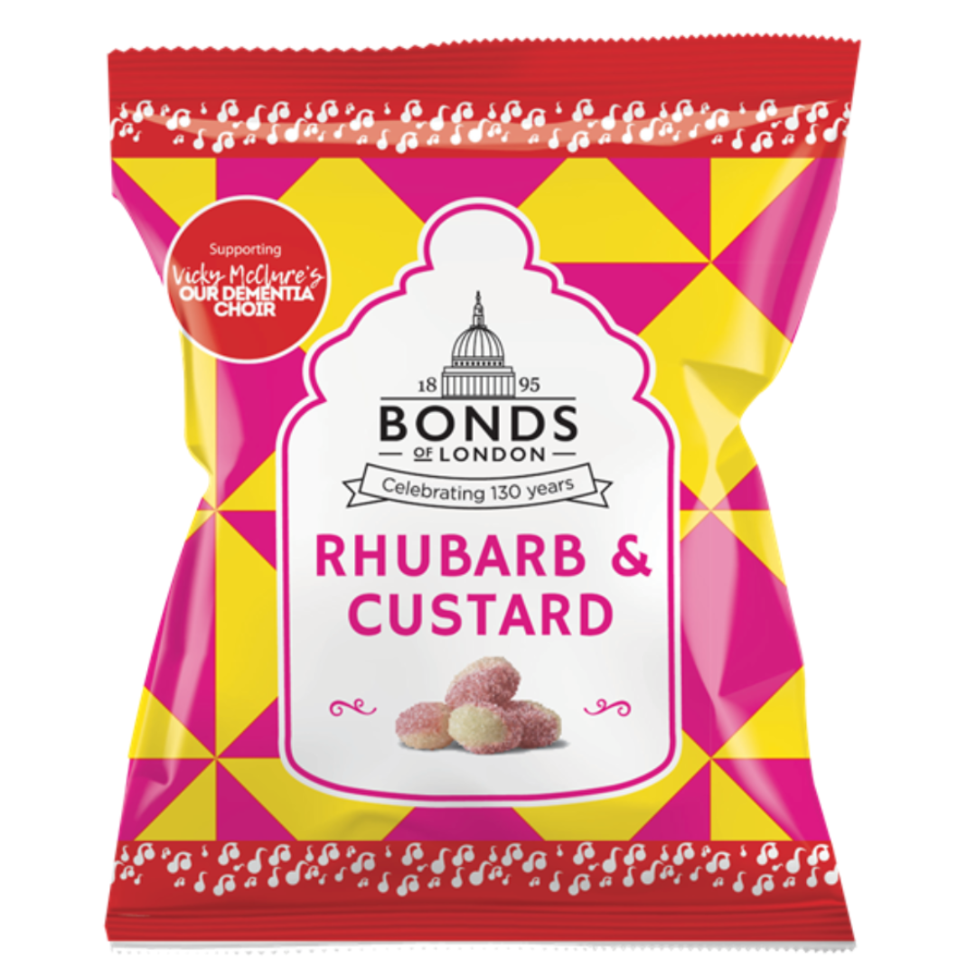 Bonds Rhubarb & Custard Bags 130g