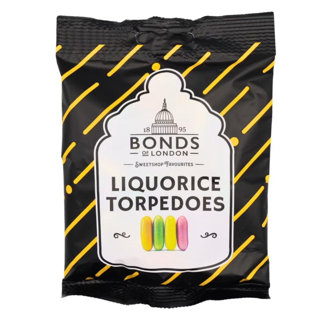 Bonds Liquorice Torpedoes Bag 120g