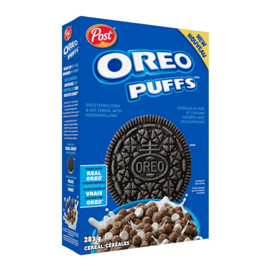 Post Oreo Puffs Cereal 283g