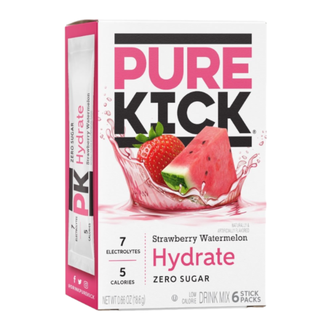 Pure Kick Hydration Singles To Go - Strawberry Watermelon