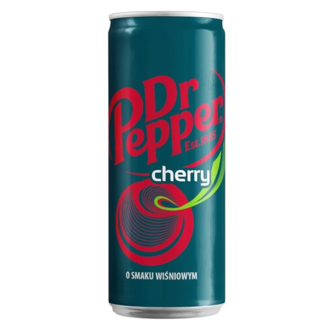 Dr Pepper Cherry Sleek Can 330ml