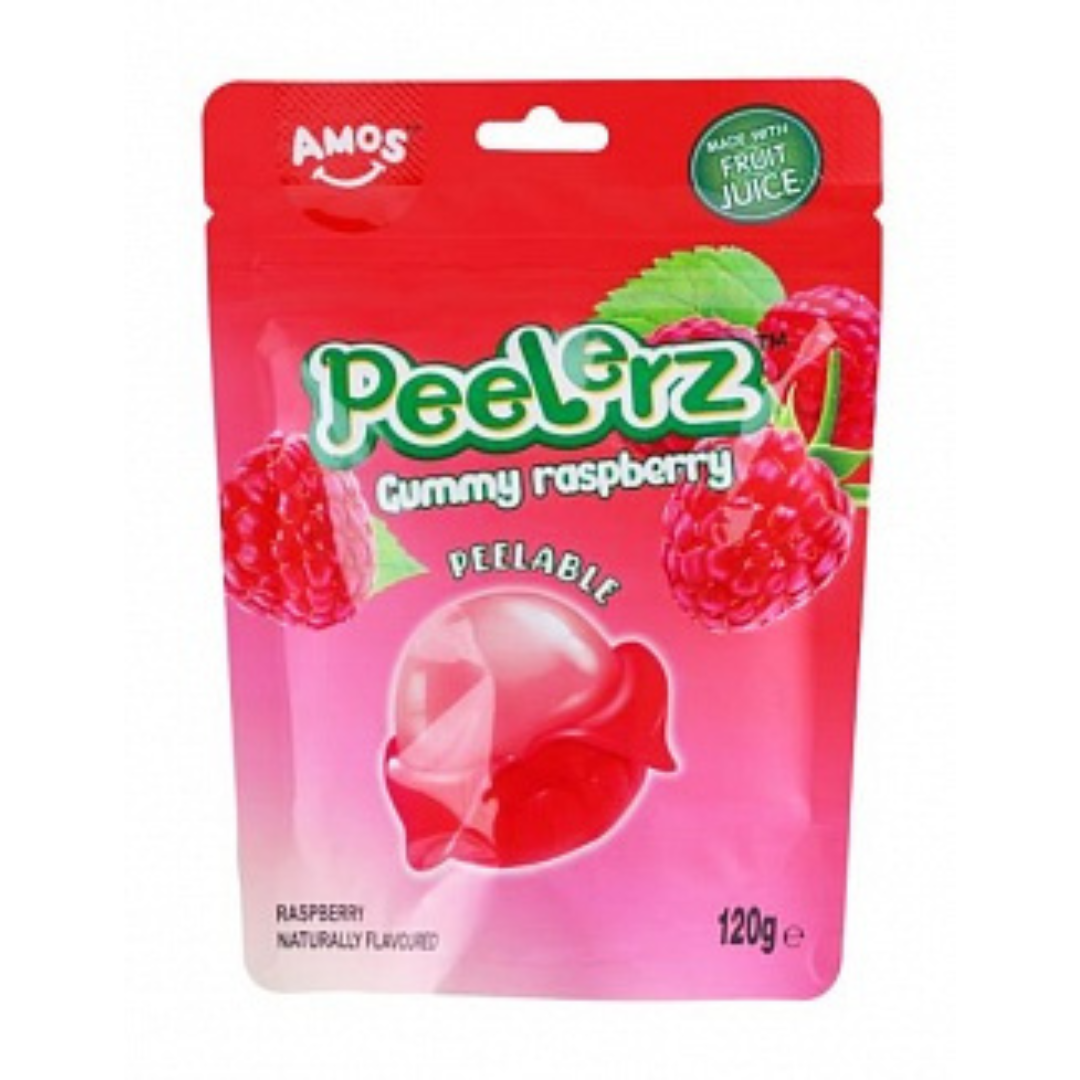 Amos Peelerz Gummy Raspberry (120g)