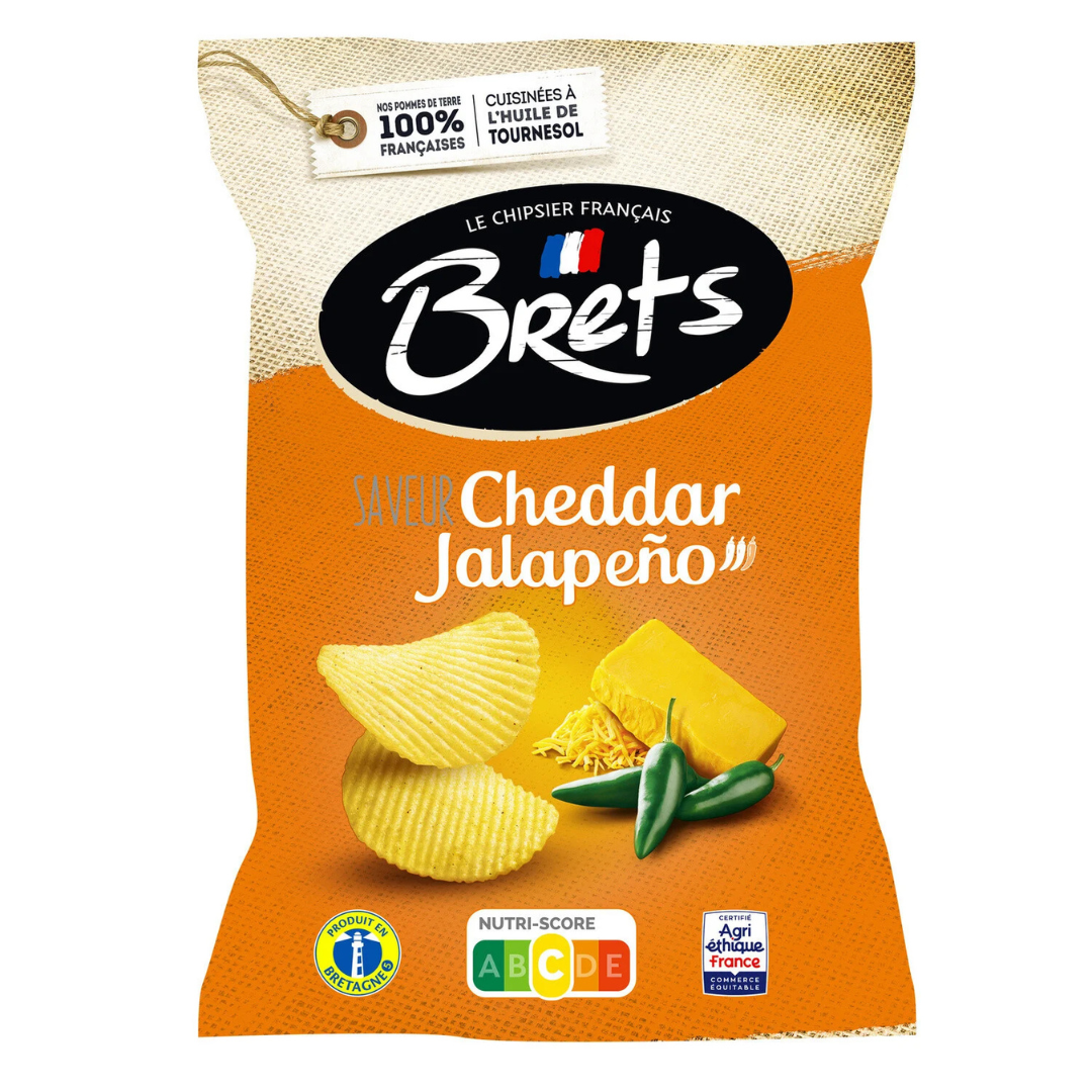 Bret's Jalapeno Cheddar Chips 125g