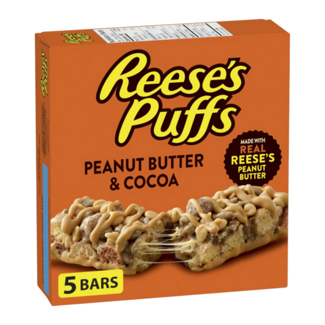 Reese's Puffs Treats Cereal Bars 5 Pack 120g