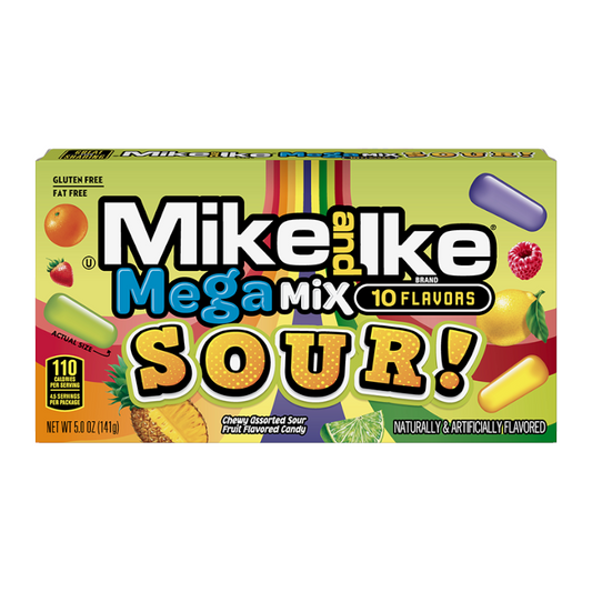 Mike & Ike Sour Mega Mix Theatre Box 5oz (120g)