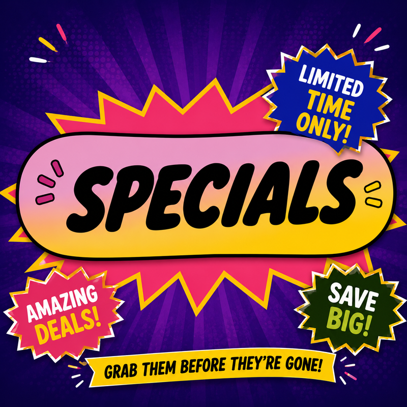 SPECIALS / CLEARANCE