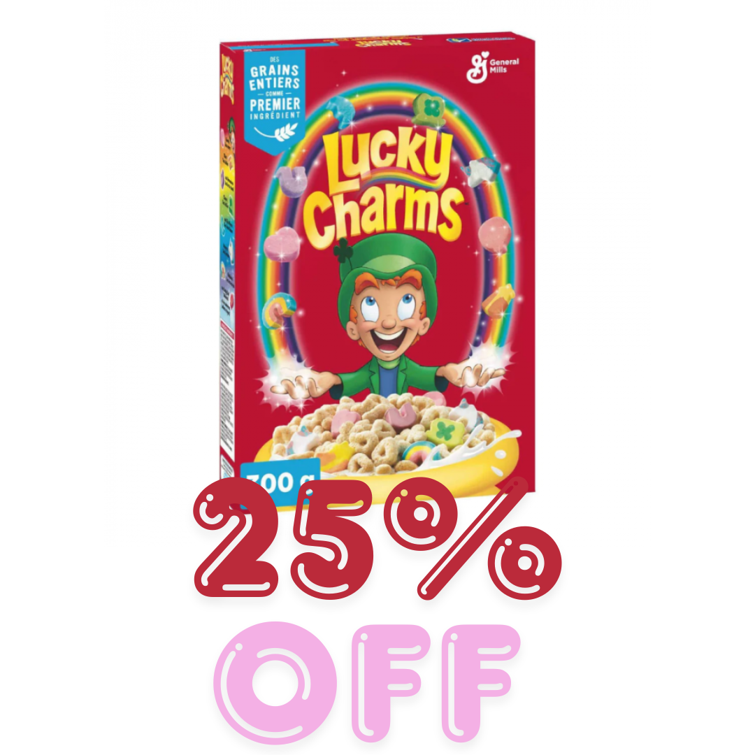 JANUARY SALE - Lucky Charms 300G 25% OFF