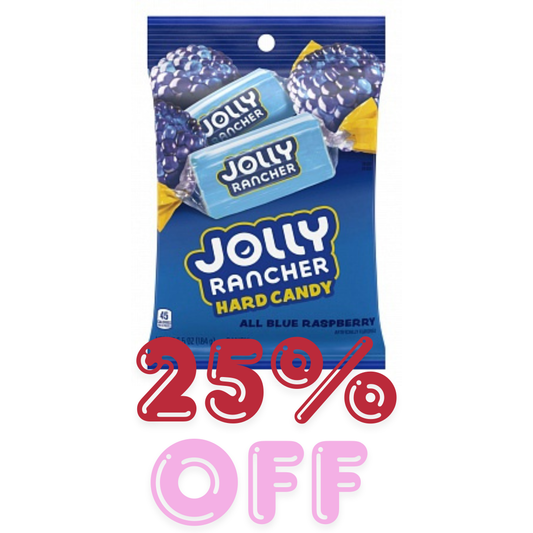 JANUARY SALE - Jolly Rancher Hard Candy All Blue Raspberry (198g) - 25% OFF