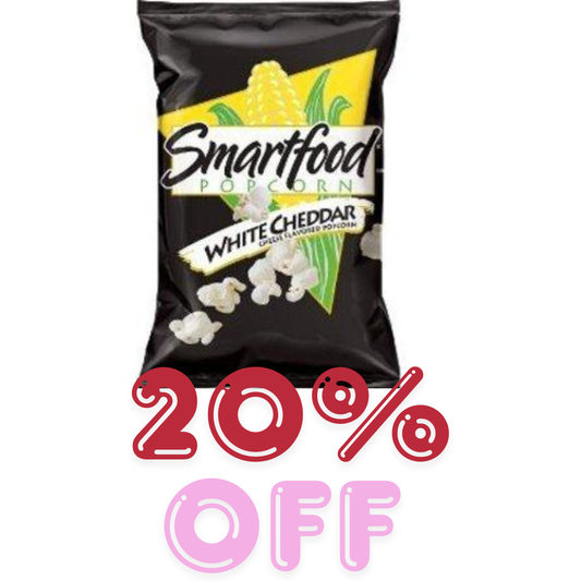 JANUARY SALE - Frito Lay Smartfood White Cheddar Popcorn 5.5oz (156g) - 20% OFF