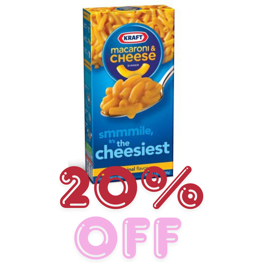 JANUARY SALE - Kraft Macaroni Cheese Original 7.25oz (206g) - 20% OFF