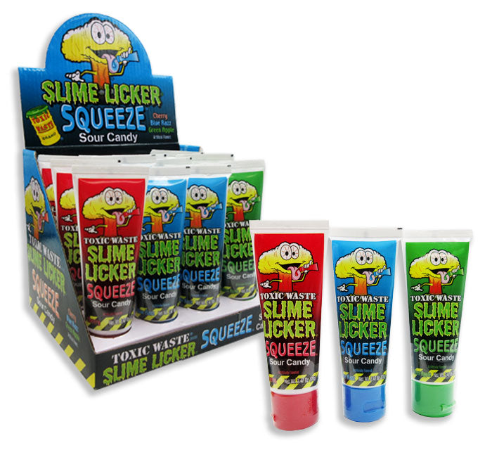 Slime Licker Squeeze Candy - Single Unit, Flavours Vary – candylandgalway