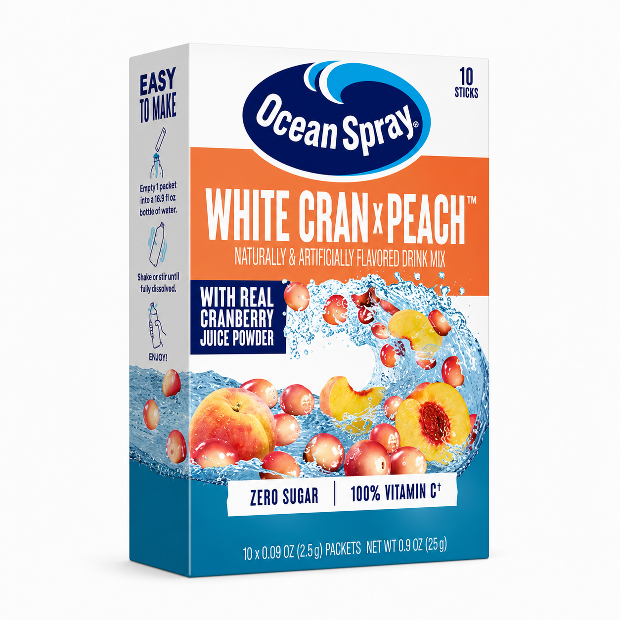 Singles To Go Ocean Spray Cranberry & Peach (25g)