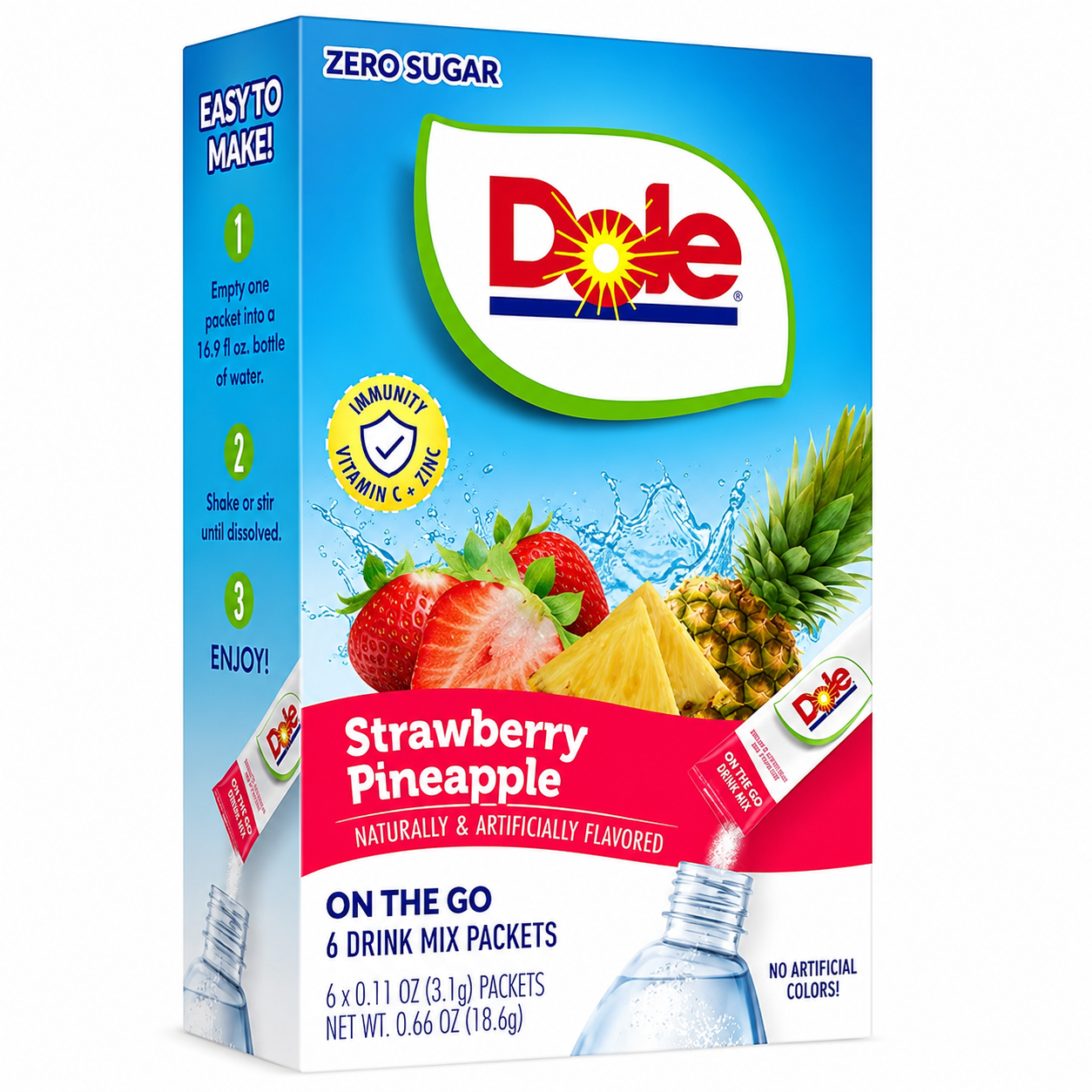 Singles To Go Dole Strawberry Pineapple (18.6g)