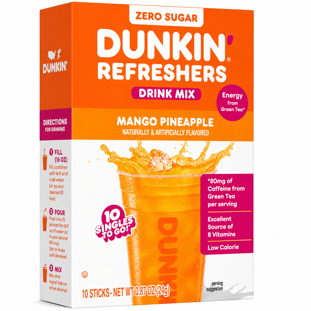 Singles To Go Dunkin Mango Pineapple (24g)