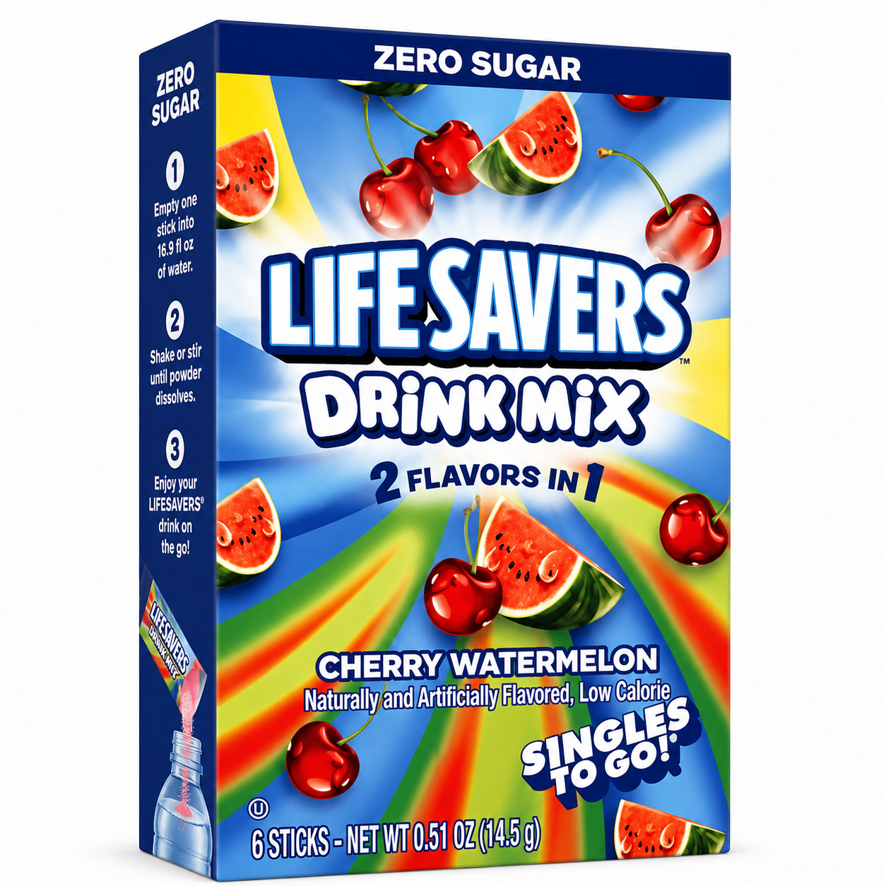 Singles to go Lifesavers Cherry Watermelon (14.5g)