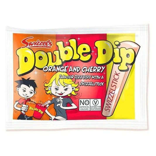 Swizzels Double Dip Orange And Cherry 19g