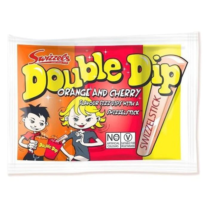 Swizzels Double Dip Orange And Cherry 19g