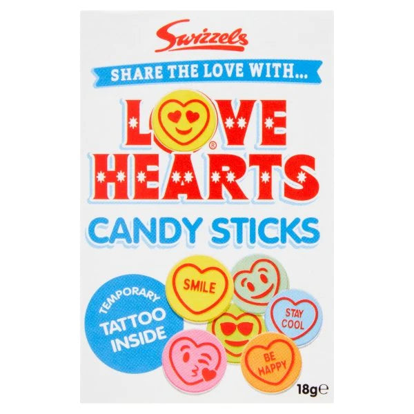 Love Hearts Candy Sticks