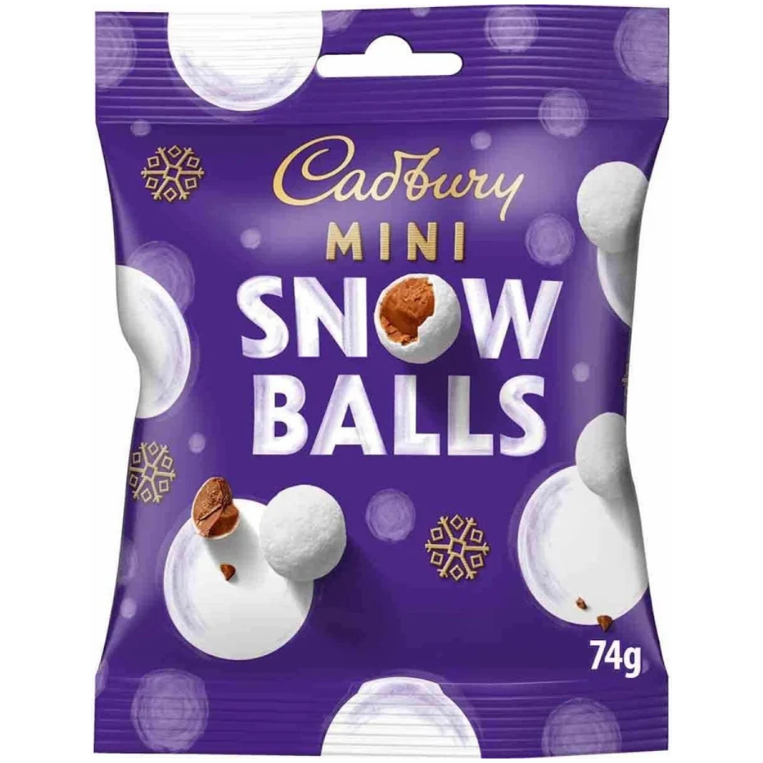 Cadbury Chocolate Mini Snowballs (74g)