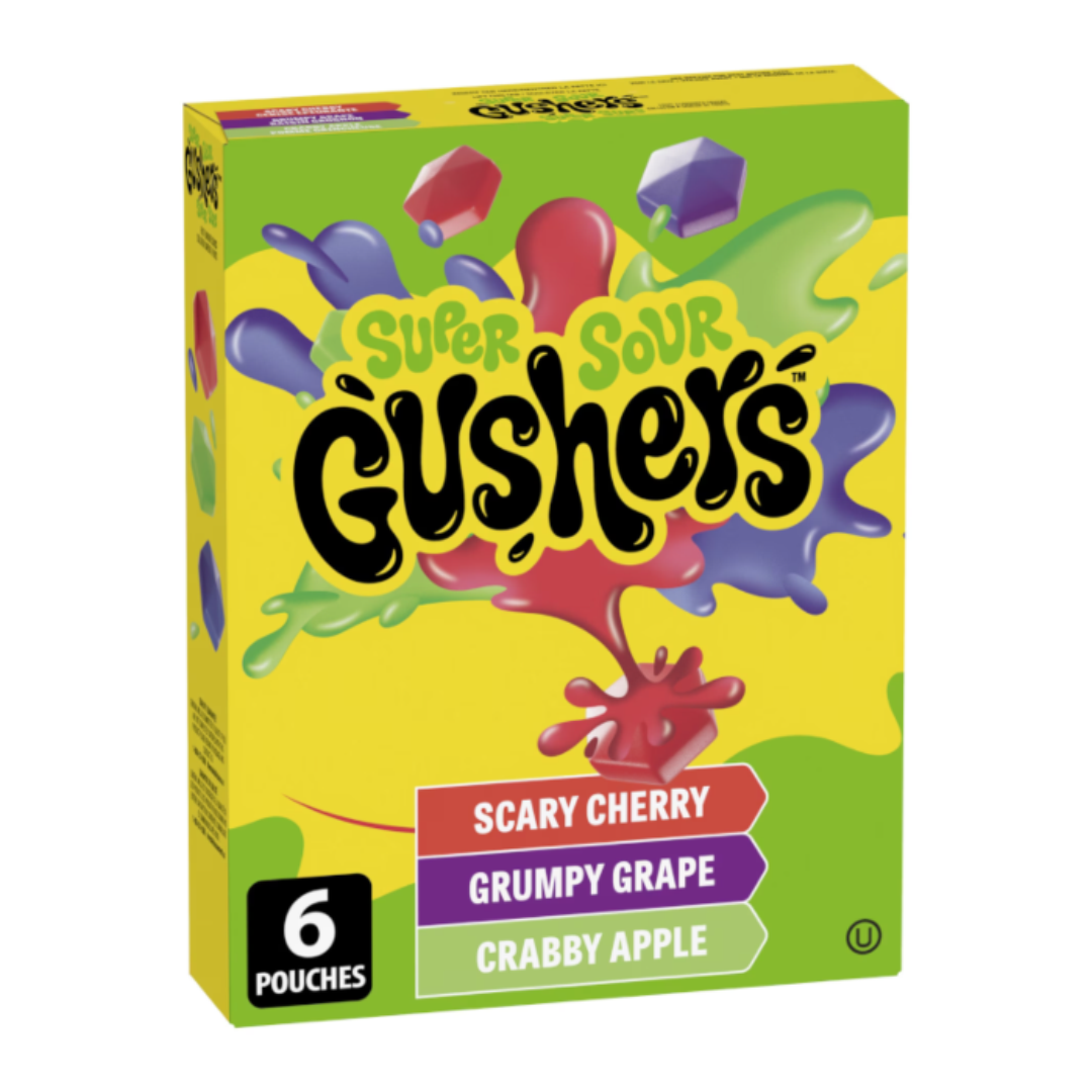 Betty Crocker Fruit Gushers Super Sour 138g