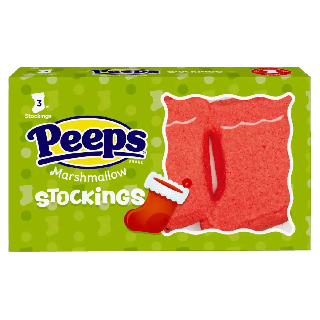 Peeps Marshmallow Stockings 3-Pack 42g