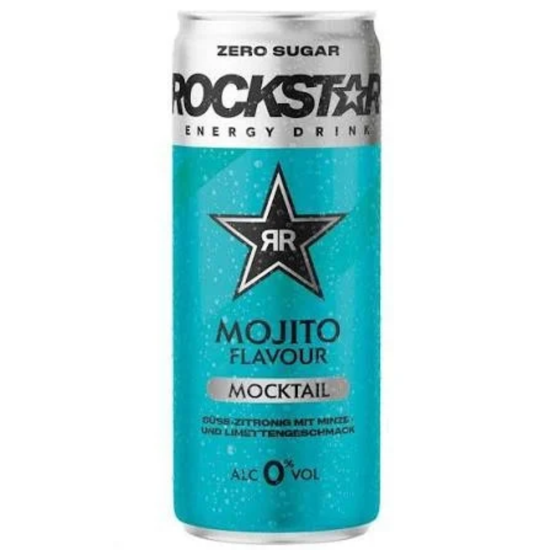 Rockstar Mocktail Mojito Zero Sugar Energy Drink (330ml)